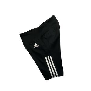 adidas Aeroready Compression 7”‎ Shorts Women's Small Black White Logo